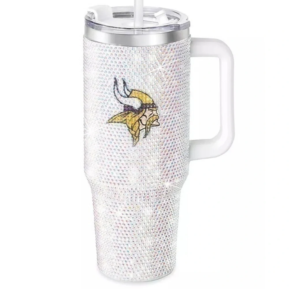 NIB. NFL Minnesota Vikings Bling Colossal Tumbler